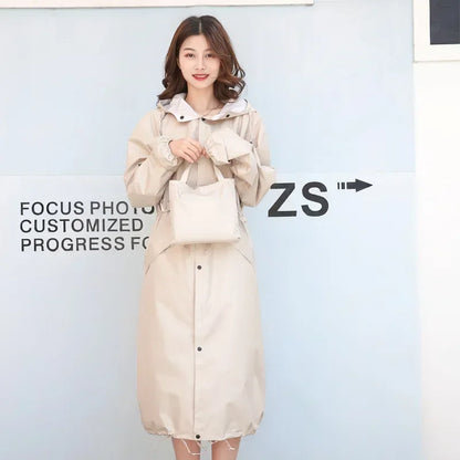 Women's Lightweight Trench Raincoat