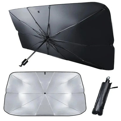 Rubber Sunshade Umbrella for Car - UV Protection