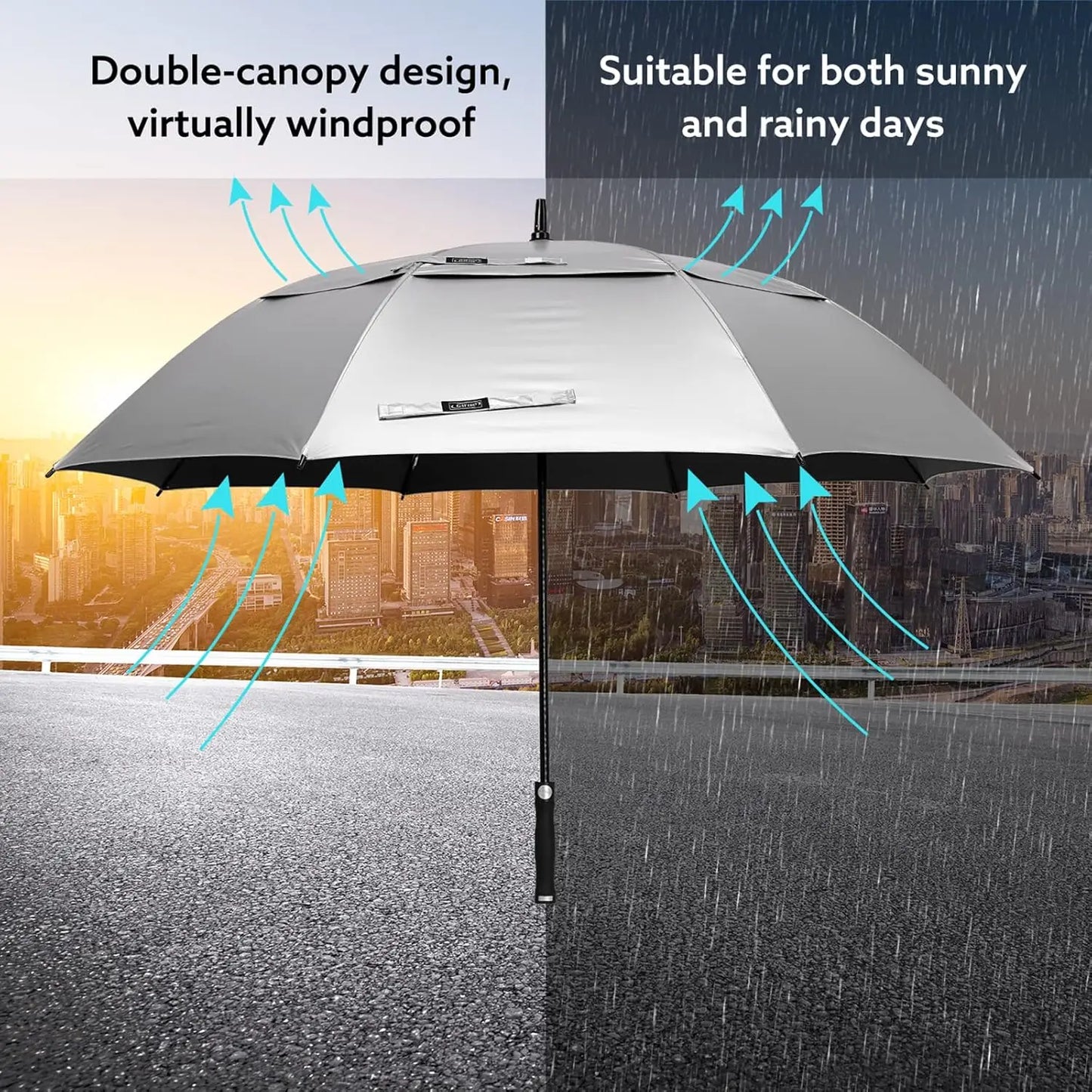 68" Oversize Golf & Beach Umbrella