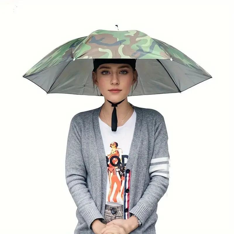 Foldable Rain Umbrella Hat