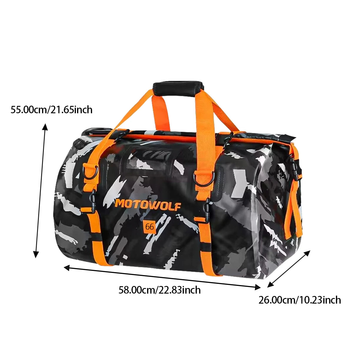 Waterproof Reflective Motorcycle Tail Bag