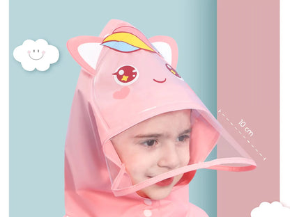 Cute Kids Raincoat - Waterproof Dinosaur