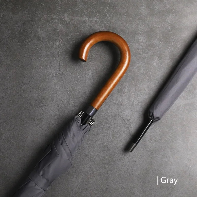 Classic Wooden Handle Umbrella