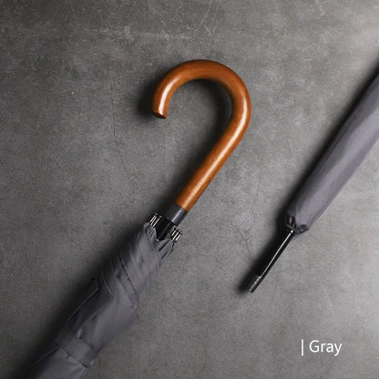 Classic Wooden Handle Umbrella
