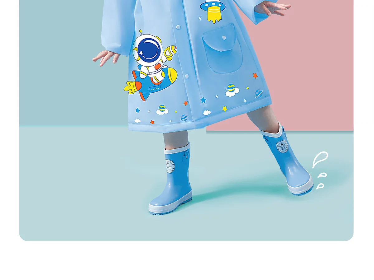 Cute Kids Raincoat - Waterproof Dinosaur