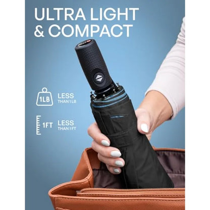Compact Windproof Travel Umbrella