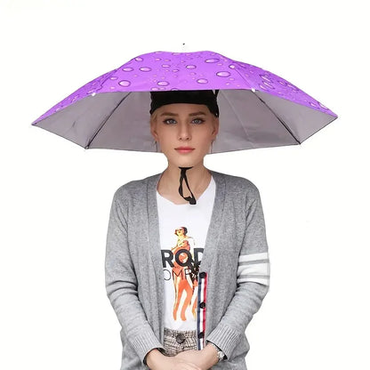 Foldable Rain Umbrella Hat