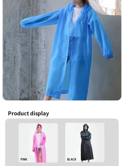 Outdoor Hiking Rain Raincoat Hooded Rain Coat