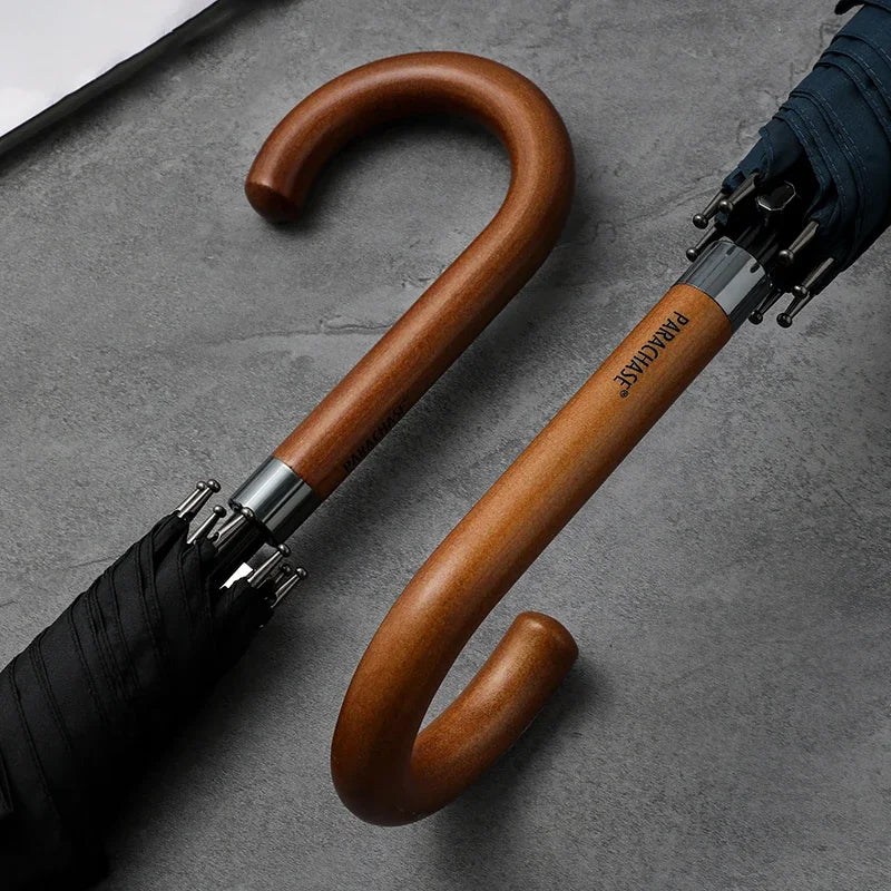 Classic Wooden Handle Umbrella