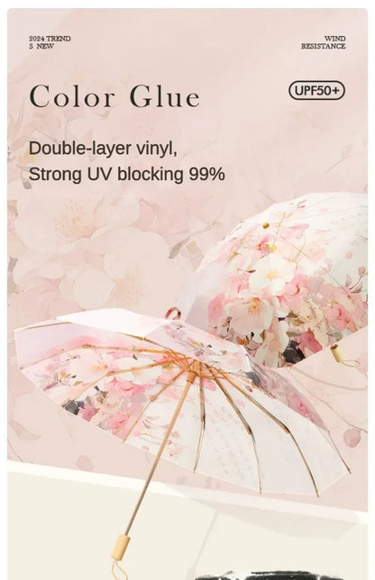 Retro Double-Layer Flower, Windproof