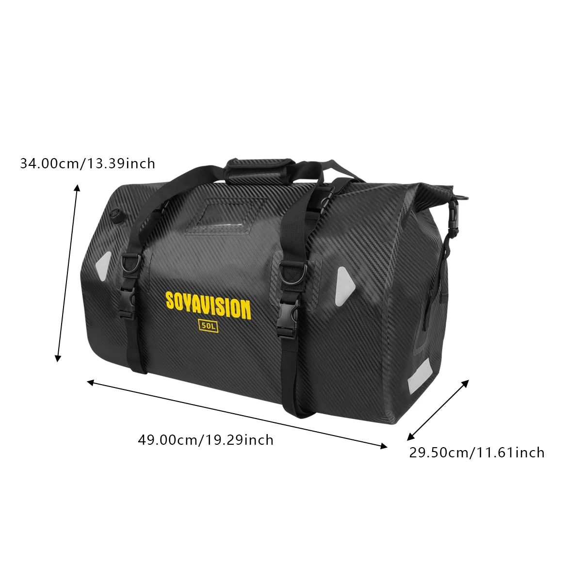 Waterproof Reflective Motorcycle Tail Bag