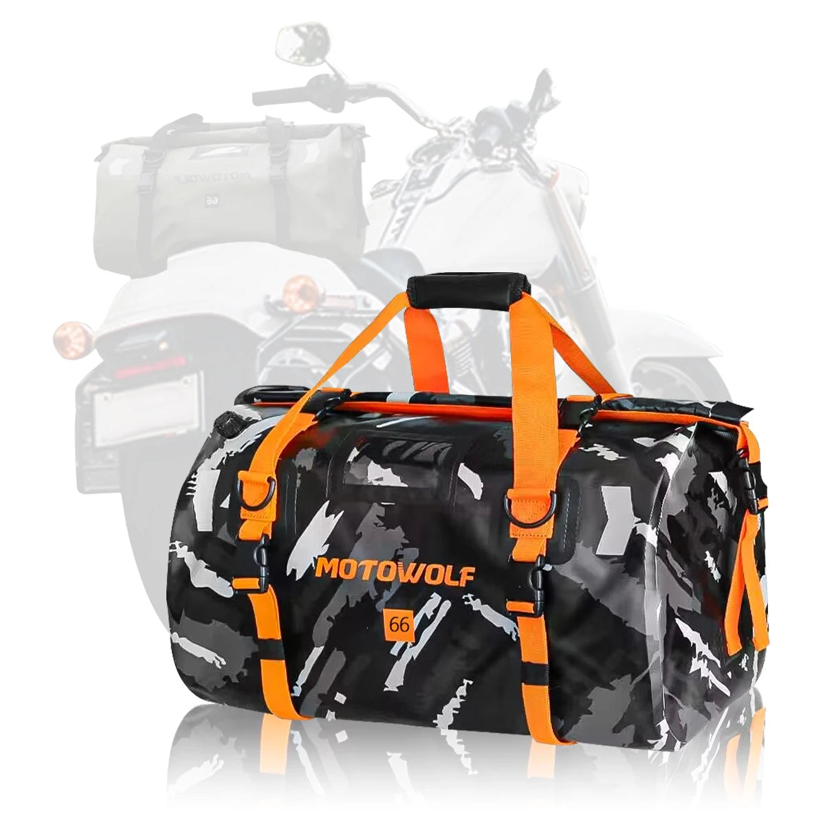 Waterproof Reflective Motorcycle Tail Bag