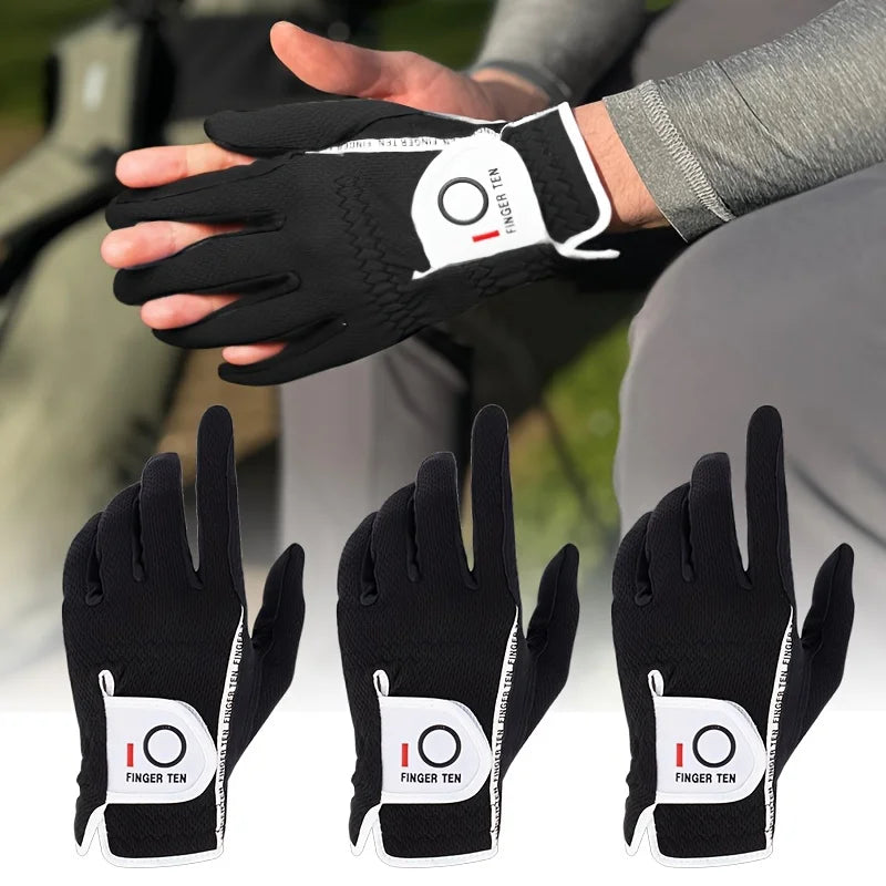 Men's Left-Handed Golf Gloves - RainGrip