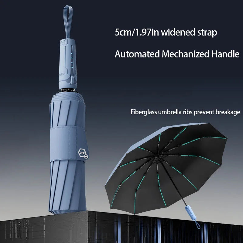 Mechanical Handle Windproof Umbrella