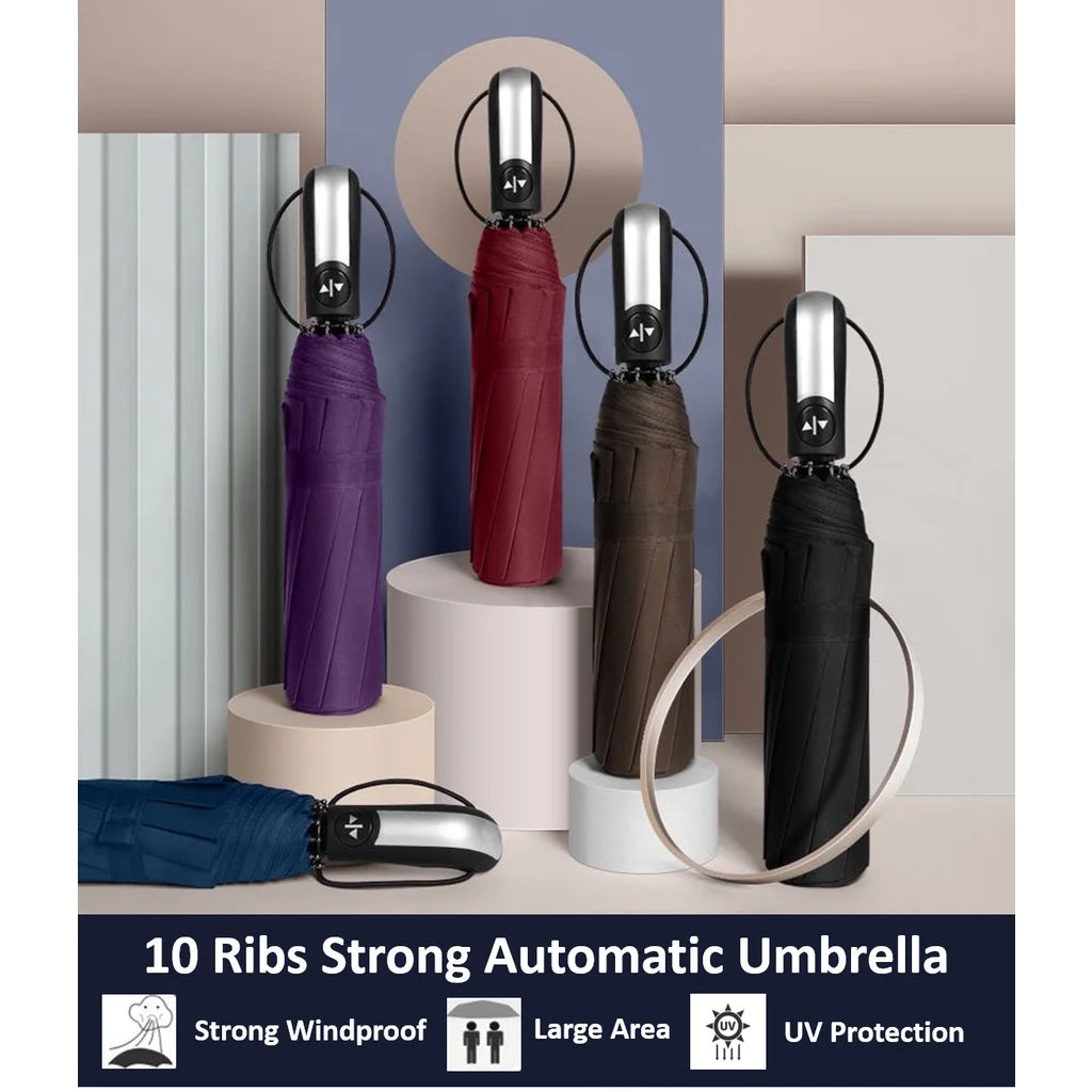 Business Large Umbrella - Automatic Folding