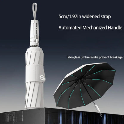 Mechanical Handle Windproof Umbrella