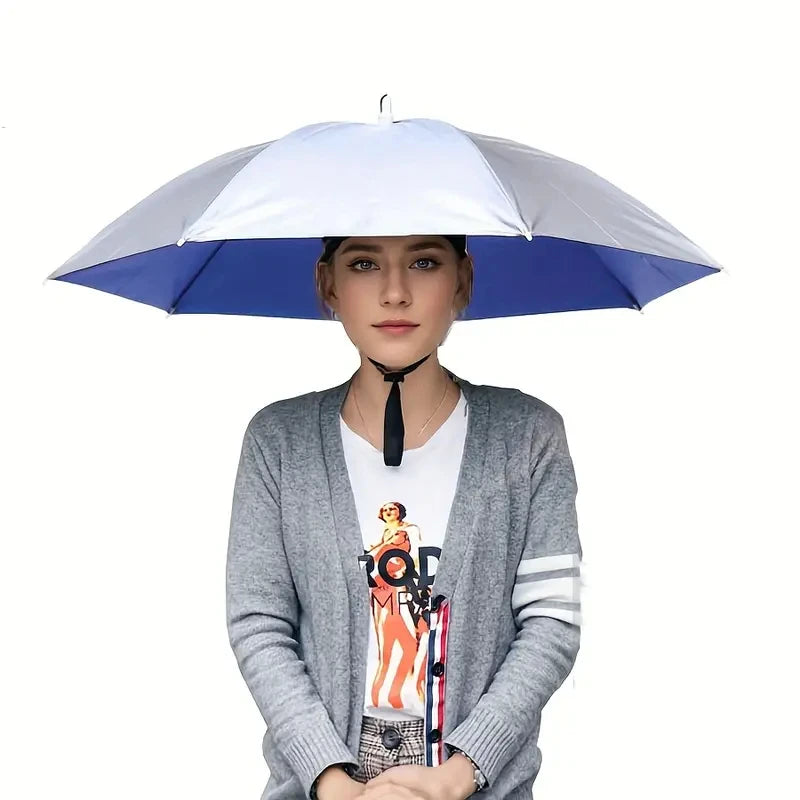 Foldable Rain Umbrella Hat