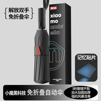 Quick-Retract Memory Folding Umbrella