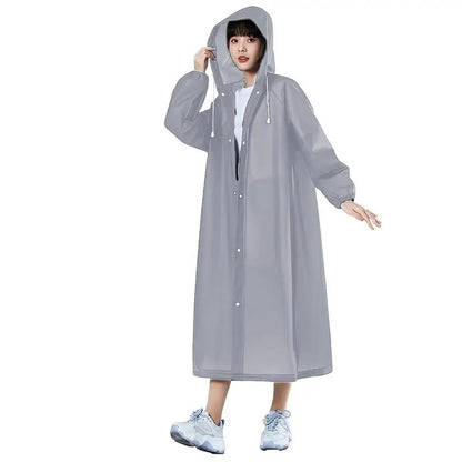 Adult Long Raincoat - EVA Waterproof