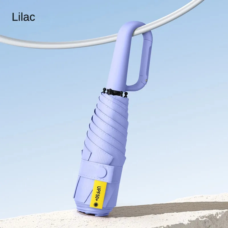 Clear Blackout Mini Folding Umbrella