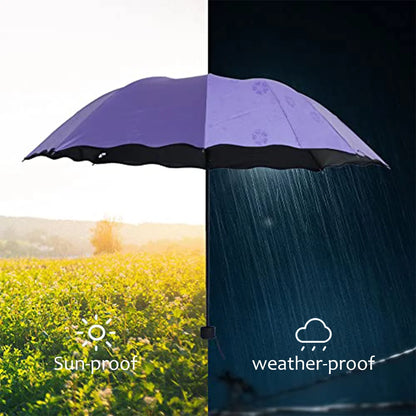 Magic Rainwater Pattern Folding Umbrella