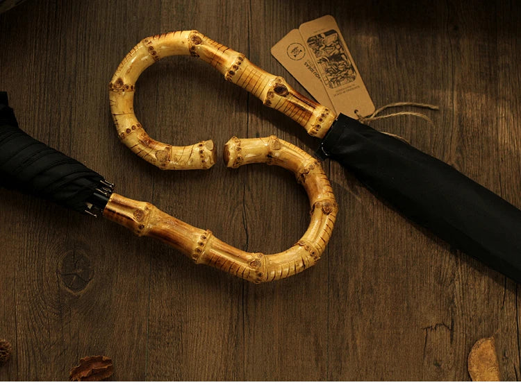 Luxury Bamboo Handle Umbrella