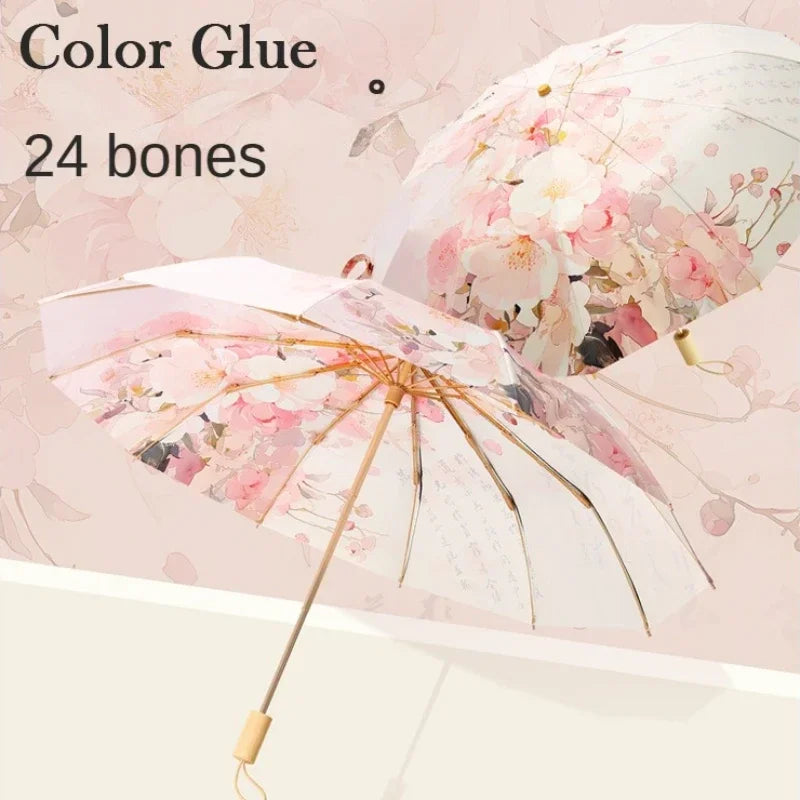 Retro Double-Layer Flower, Windproof