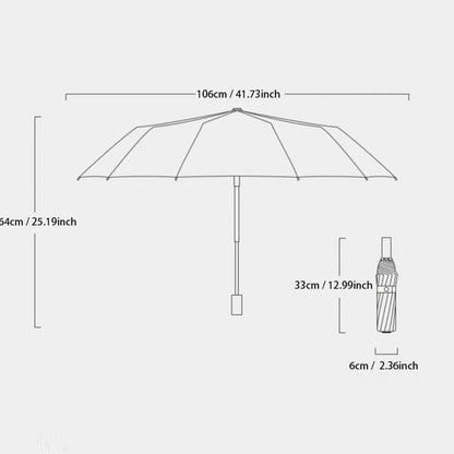 Mechanical Handle Windproof Umbrella