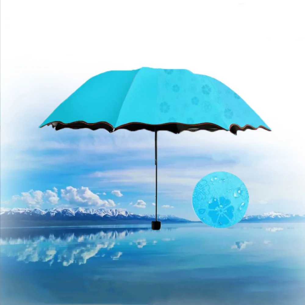 Magic Rainwater Pattern Folding Umbrella