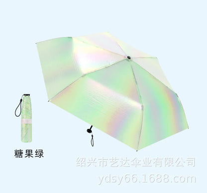 Iridescent UV Protection Umbrella