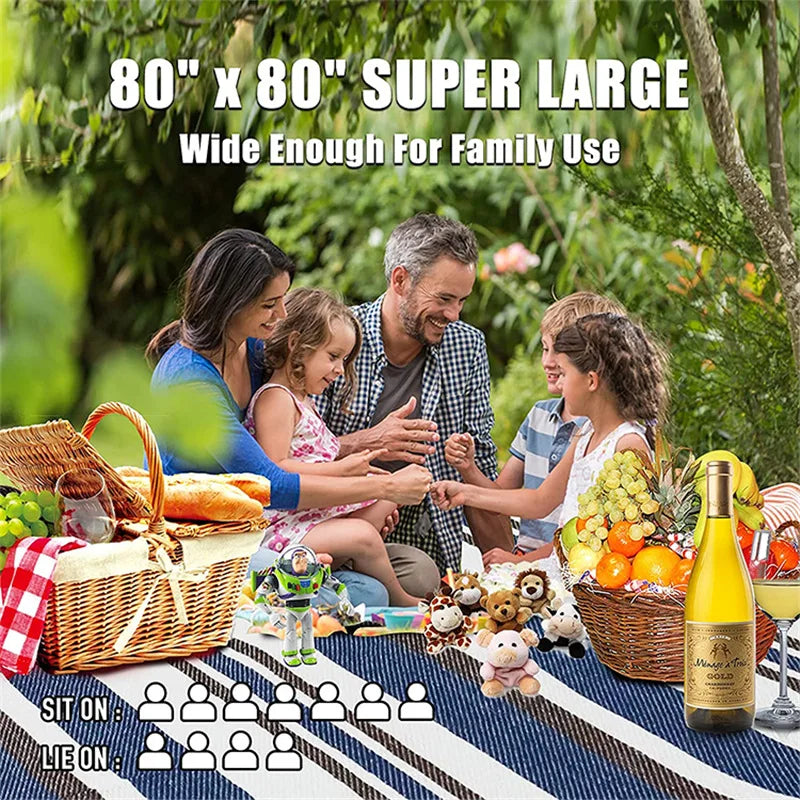 Extra Large Picnic Blanket - Waterproof