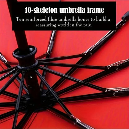 Auto Double-Layer Windproof Umbrella