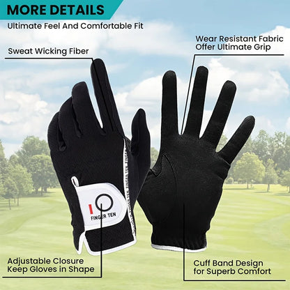 Men's Left-Handed Golf Gloves - RainGrip