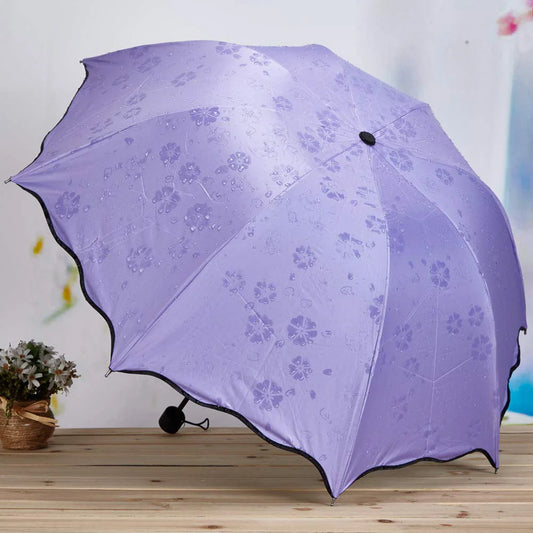 Magic Rainwater Pattern Folding Umbrella