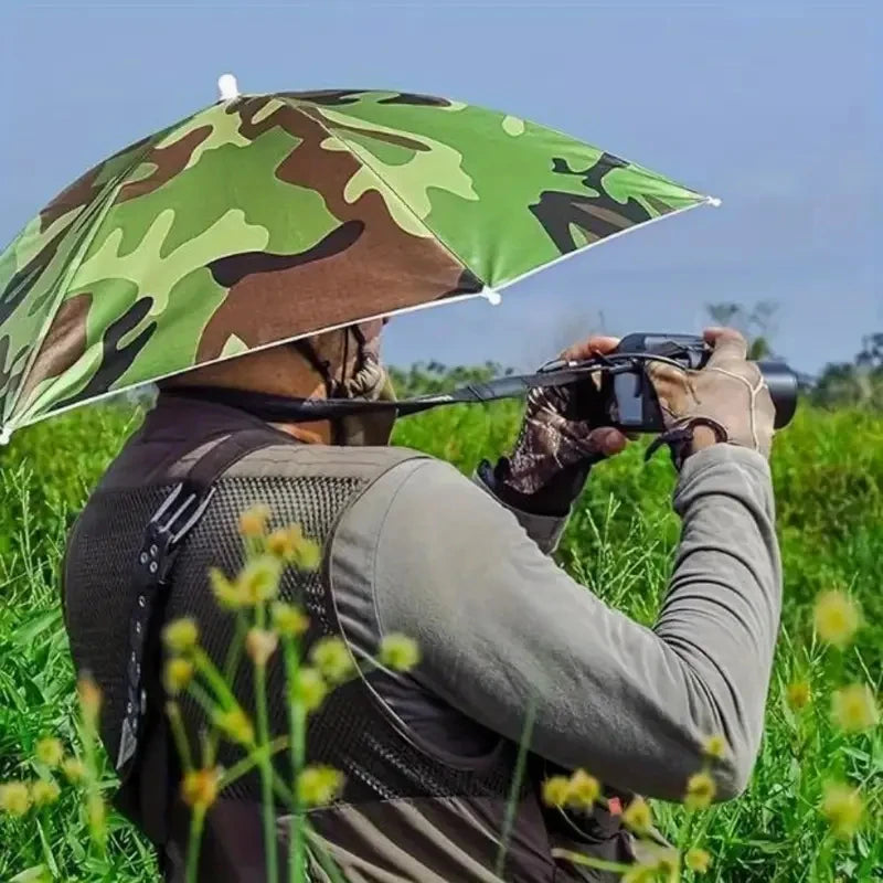 Foldable Rain Umbrella Hat