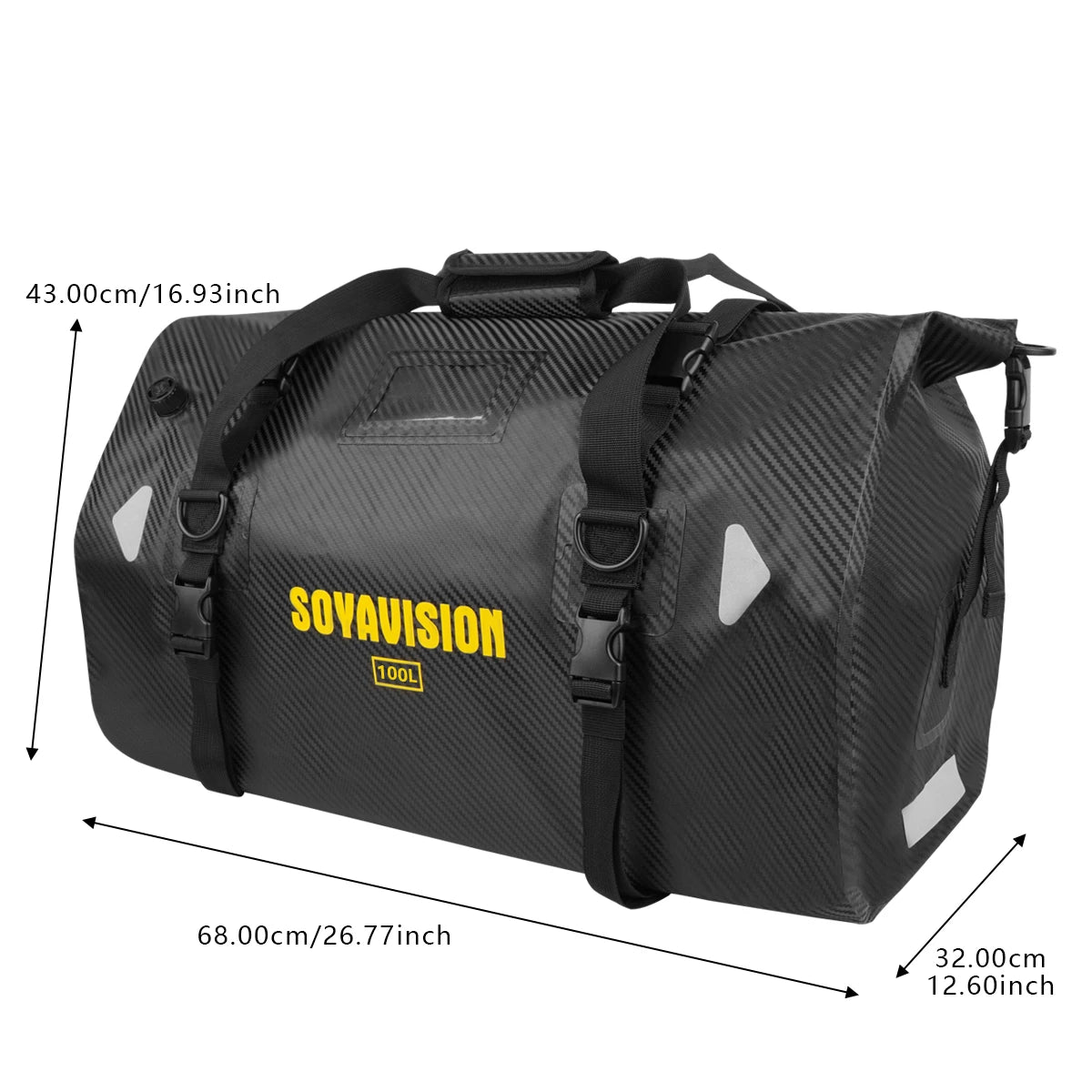 Waterproof Reflective Motorcycle Tail Bag