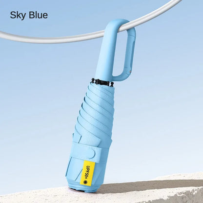 Clear Blackout Mini Folding Umbrella