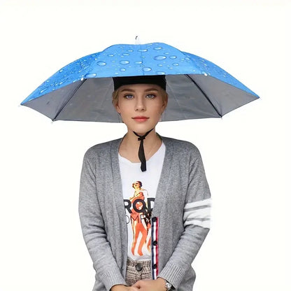 Foldable Rain Umbrella Hat