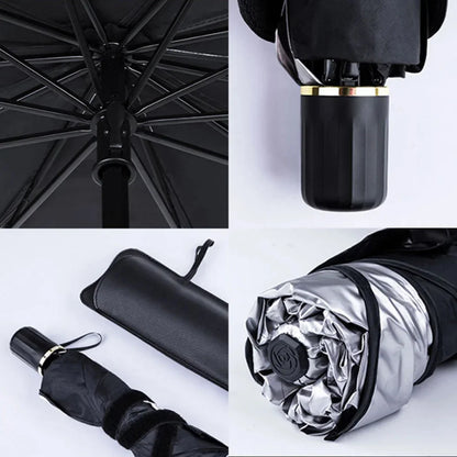 Rubber Sunshade Umbrella for Car - UV Protection