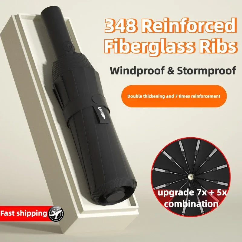 348-Rib Windproof Automatic Umbrella