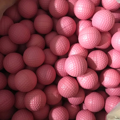 Golf Balls - Yellow, Elastic for Indoor/Outdoor Training