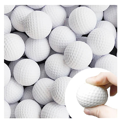 Golf Balls - Yellow, Elastic for Indoor/Outdoor Training