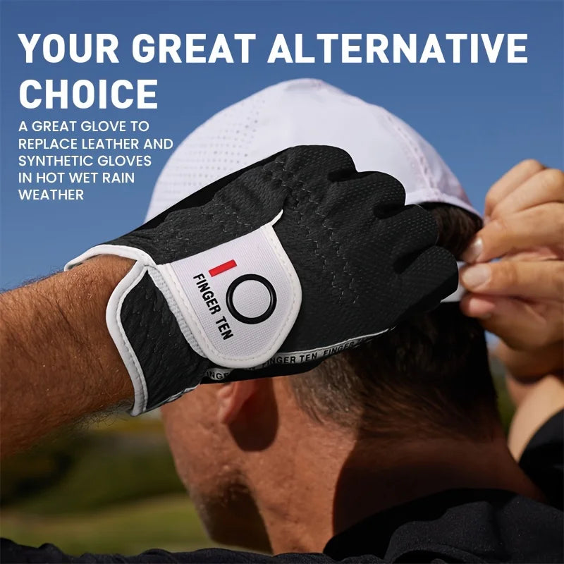 Men's Left-Handed Golf Gloves - RainGrip