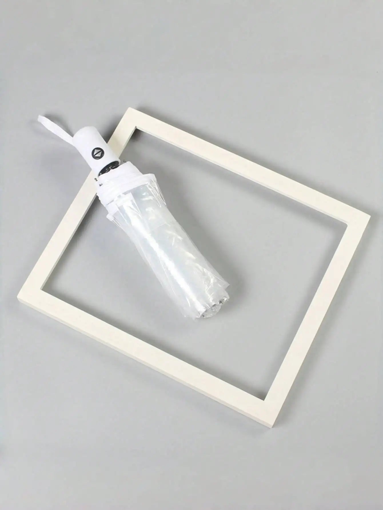 Transparent 8-Rib Folding Umbrella
