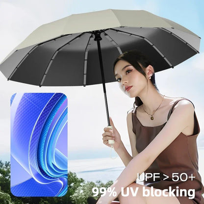 348-Rib Windproof Automatic Umbrella